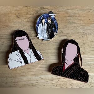 The Untamed Grandmaster of Demonic Cultivation Wangxian Pins Set